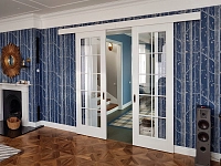 Раздвижная двухстворчатая дверь Честер