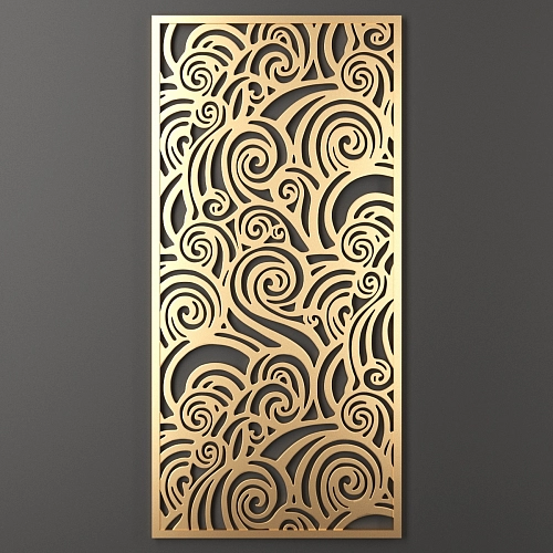 Декоративное пано, перегородка для зонирования. Дизайн Н - 44