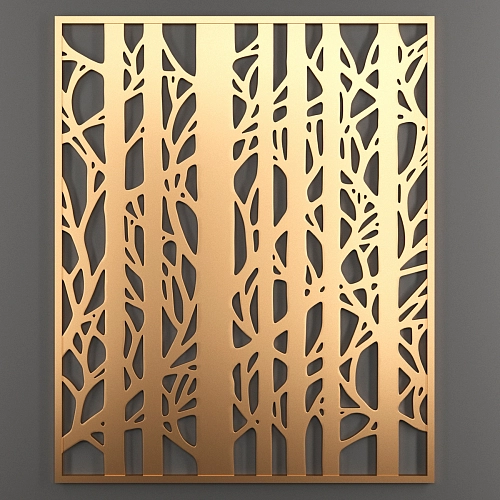 Декоративное пано, перегородка для зонирования.  Дизайн Н - 85