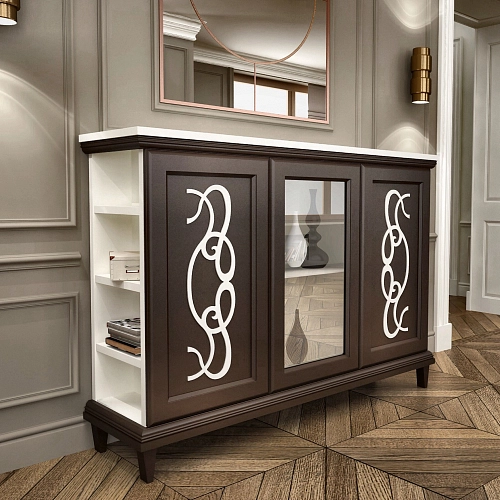 Крашеный комод из массива 