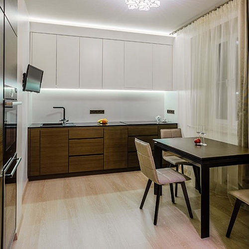 Шпонированная кухня