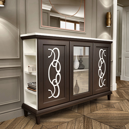 Крашеный комод из массива 